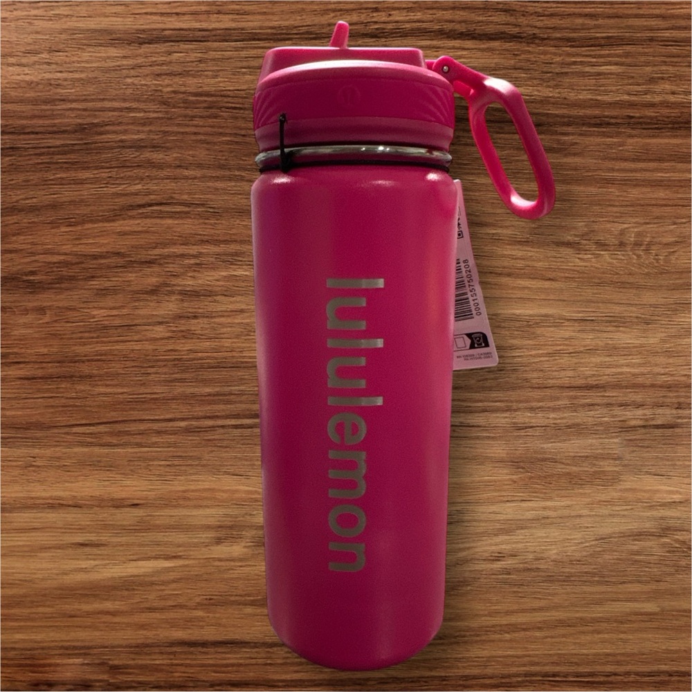 Lululemon BACK TO LIFE Sport STRAW LID Water Bottle